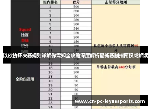 以欧协杯决赛规则详解你需知全攻略深度解析最新赛制指南权威解读